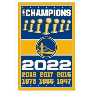 Trends International NBA Golden State Warriors - Champions 22 Framed Wall Poster Prints - 1 of 4