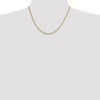 Black Bow Jewelry 1.4mm 14k Yellow Gold Solid Franco Chain Necklace - 3 of 4