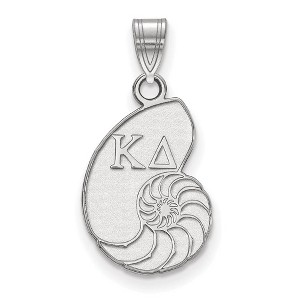 Black Bow Jewelry Sterling Silver Kappa Delta Greek Life Small Pendant - 1 of 3