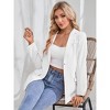 Women Business Casual Blazers with Lined Professional Work Suit Jacket with Pockets - 3 of 4