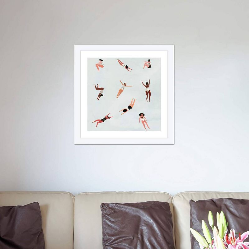 24&#34; x 24&#34; Minnows by Victoria Borges Framed Fine Art Paper Print White - iCanvas, 4 of 6