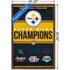 Trends International NFL Pittsburgh Steelers - Champions 23 Framed Wall Poster Prints - 3 of 4