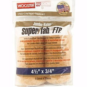 Wooster 4.5" Jumbo-Koter Super/Fab FTP 3/4" Nap 2-Pack Roller Cover - RR943-4.5 - 1 of 3