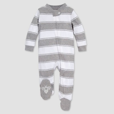 Burt's Bees Baby® Organic Cotton 5pk Short Sleeve Bodysuit Set - Heather  Gray Preemie