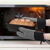 REGALWOVEN Silicone Thick Cotton Lining Heat Resistant Oven Mitts 12.8 x 7.5 Inch Set of 2 - 4 of 4