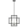 Z-Lite Titania 4 - Light Chandelier in  Black/Brushed Nickel - 4 of 4