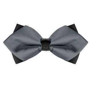 Allegra K Men's Pre-Tied Pointed Neck Strap Wedding Party Tuxedo Bow Ties - 1 of 4