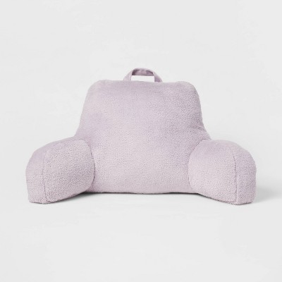 Sherpa Bed Rest Pillow Light Purple - Room Essentials™