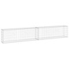VidaXL Gabion Wall with Covers Galvanized Steel 118.1"x11.8"x19.7" - 2 of 4