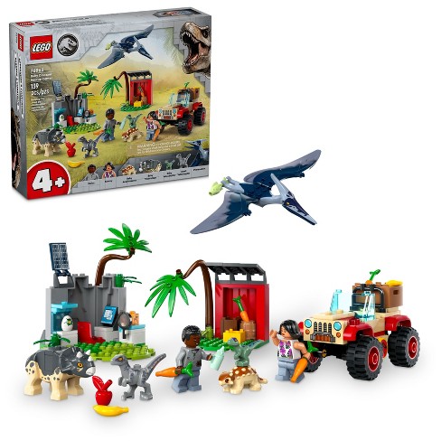 Lego Jurassic World Baby Dinosaur Rescue Center And Toy Car 76963 Target