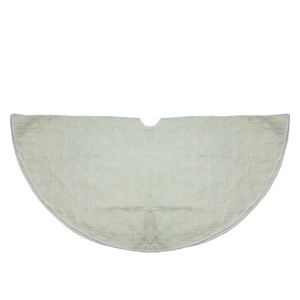 Northlight Quilted Hexagon Pattern Christmas Tree skirt - 48" - White - 1 of 1