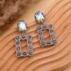 SOHI Women's Multicolour The Gisele Drop Earrings - 2 of 4