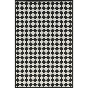 Nuloom Valery Black & White Checkered Indoor and Outdoor Patio Area Rug - 1 of 4