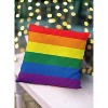 16"x16" Pride Striped Square Throw Pillow - e by design - 4 of 4