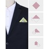 INSPIRE CHIC Men's Floral Embroidered Pocket Squares - 3 of 4