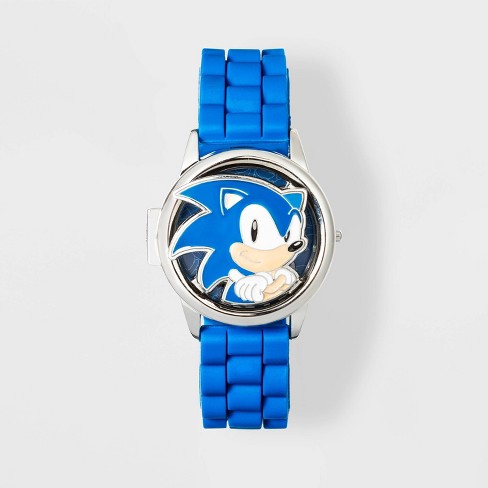Kids Sonic The Hedgehog Watch Blue Target
