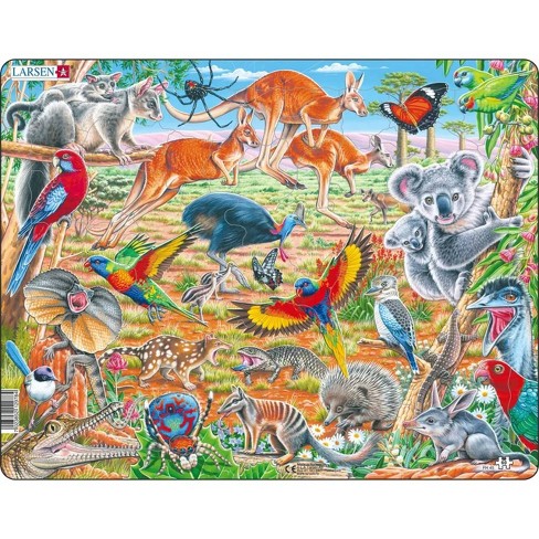 Larsen Australian Wildlife Kids' Jigsaw Puzzle - 60pc