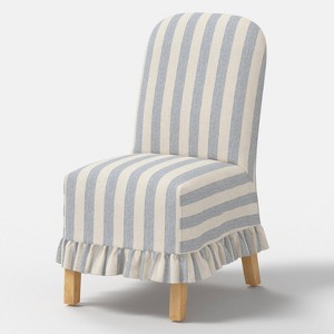 Replacement Ruffled Slipcover Only for Rounded Back Dining Chair - Threshold™ - 1 of 4