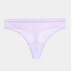 Curvy Couture Women's Sheer Mesh High Cut Thong - 3 of 4