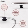 Cuisinel Square Glass Lid for Grill Pans – 10.5", Fits Lodge, Oven Safe, Fully Assembled, Universal Cover for Skillets & Stainless Cookware. - 4 of 4