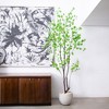 Nearly Natural 8-ft Artificial Minimalist Enkianthus Tree - 4 of 4