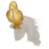 Northlight 5.5" Gold Bird with Feather Tail Glass Clip On Christmas Ornament - 3 of 4