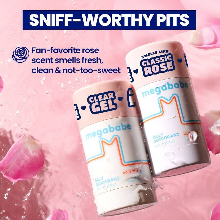 Megababe Rosy Pits Daily Solid Deodorant - 2.6oz, 4 of 8