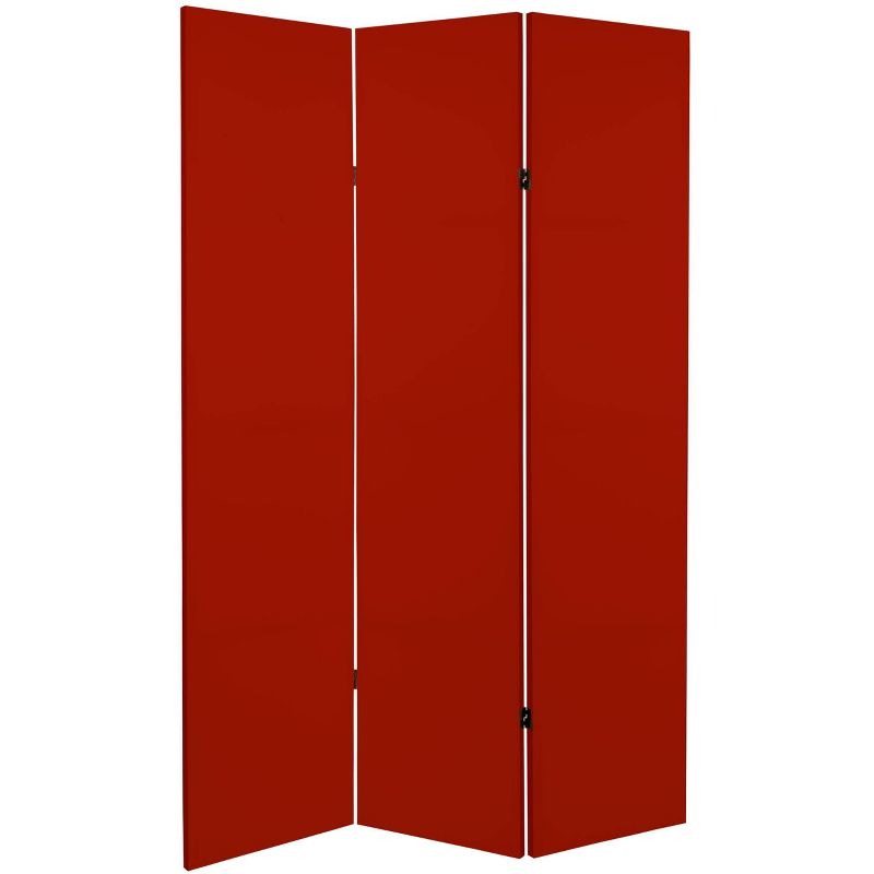 6" Double Sided Canvas Room Divider - Oriental Furniture, 1 of 5