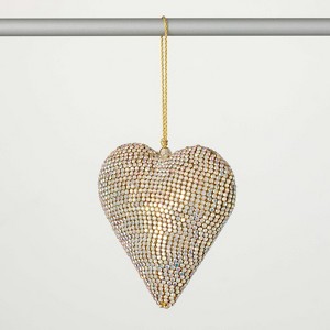 5"H Sullivans Jeweled Heart Christmas Ornament, Multicolor, Christmas Tree Decor - 1 of 4