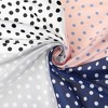 INSPIRE CHIC Women's Polka Dots Contrast Color Square Silk Neck Scarves 1Pc - 4 of 4