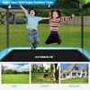 Infans 6 FT Kids Trampoline with Swing, Small Trampoline for 2 Kids, with Safety Enclosure Net, Built-in Zipper, Toddler Rectangle Trampoline, Blue - 3 of 4