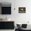 Stupell Industries Deco Style Glam Bathroom Black Framed Floater Canvas Wall Art - 2 of 4