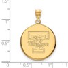 Black Bow Jewelry 14k Yellow Gold Tennessee Volunteers NCAA Large Pendant - 2 of 3