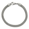 Black Bow Jewelry 6mm Braided Stainless Steel Wire Bracelet, 8 Inch - 2 of 4