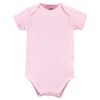 Touched by Nature Baby Girl Organic Cotton Bodysuits 5pk, Cherry Blossom - image 3 of 4