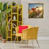 Stupell Industries Flower Stop Bicycle Black Framed Floater Canvas Wall Art - 2 of 4