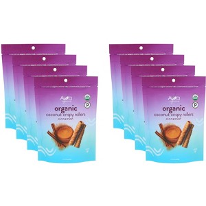 Ava Organics Cinnamon Coconut Crispy Rollers - Case of 8 /2.8 OZ - 1 of 2