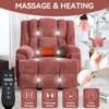 TiramisuBest Lift Recliner Chair Heat Massage Dual Motor Infinite Position Up to 350 LBS Large Electric Power Lift Recliners with Power-Remo - 3 of 4