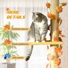 LOVMOR 80" - 95" Adjustable Tall Cat Tower Floor to Ceiling Cat Tree - 2 of 4