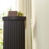 APRILSOUL70.1"corrugated texture storage table for entranceways, narrow wooden console sofa table - 2 of 4