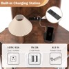 Tangkula Set Of 2 6-Tier Corner Shelf 63" Tall Corner Bookshelf w/ 2 USB Ports & Charging - 4 of 4