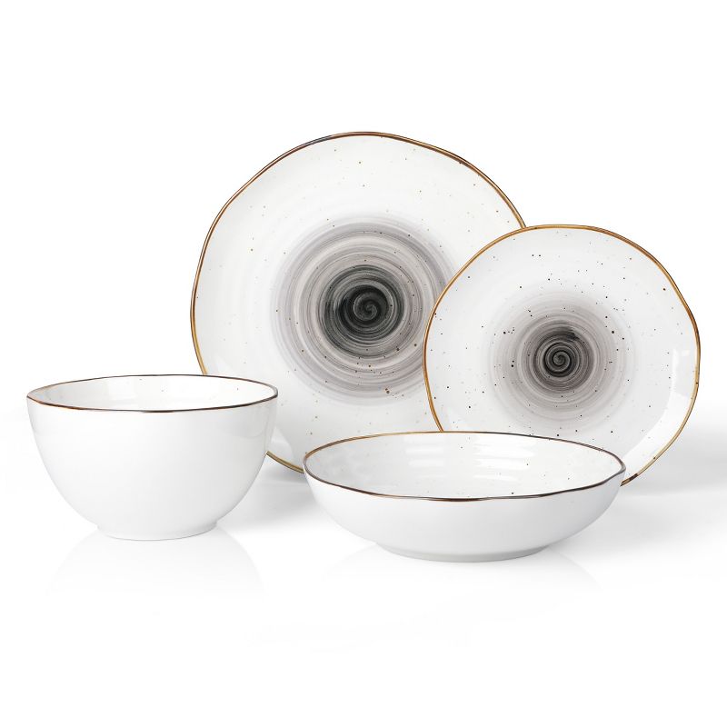 Christian Siriano Luma 16-Piece Dinnerware Set Porcelain, Service for 4,, 1 of 8