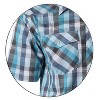 Gioberti Men's Western Cowboy Short Sleeve Shirt with Snap Buttons - 4 of 4