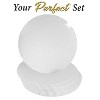 O'Creme White Wraparound Cake Pastry Round Drum Board 1/4 Inch Thick, 16 Inch Diameter - Pack of 10 - 2 of 4