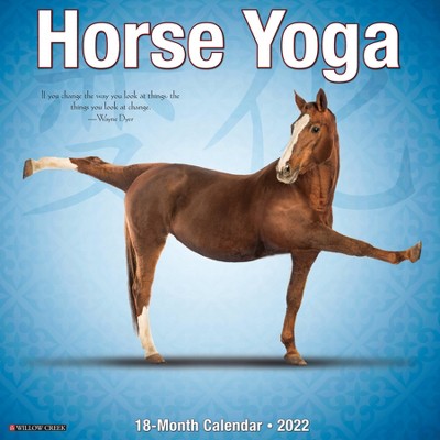 2022 Wall Calendar Horse Yoga - Willow Creek Press
