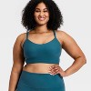 Women's Everyday Soft Light Support Strappy Sports Bra - All In Motion™ - 3 of 4