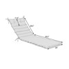 VisioGear 2PCS Set Outdoor Lounge Chair Cushion, Replacement Patio Funiture Seat Cushion, Chaise Lounge Cushion, Khaki 72.83"*23.62"*2.36" - 3 of 4