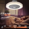 HUMHOLD Bladeless Ceiling Fan with Light Remote, Smart LED Ceiling Fans with Voice/App Control, Modern Low Profile Dimmable Light Ceiling Fan - 4 of 4