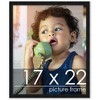 PosterPalooza | Classic Modern Black Picture Frame - UV Acrylic, Foam Board Backing, Hanging Hardware - 2 of 4