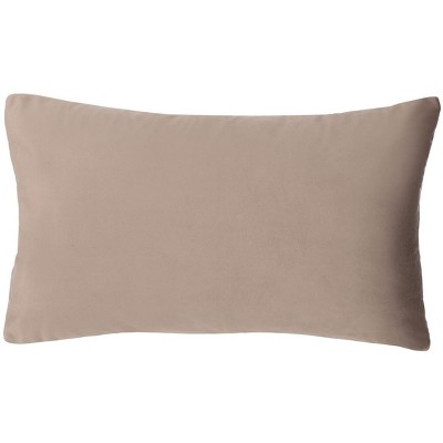 Rensia 12" x 20" Gray and Gold Abstract Throw Pillow